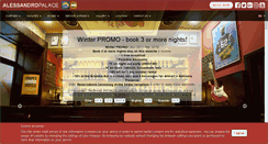 Desktop Screenshot of alessandropalace.com